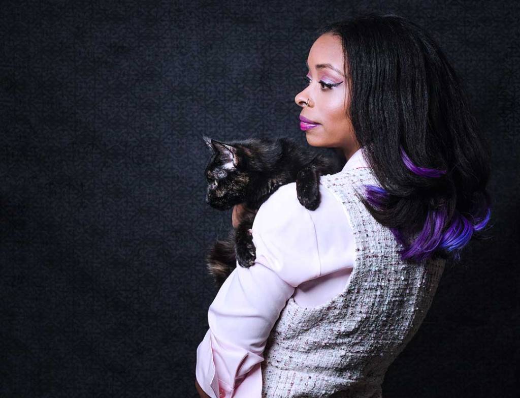 Afura With KuroNeko Cat