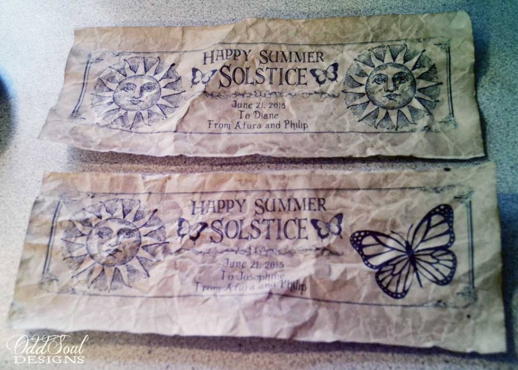 finished free printable summer solstice jar labels