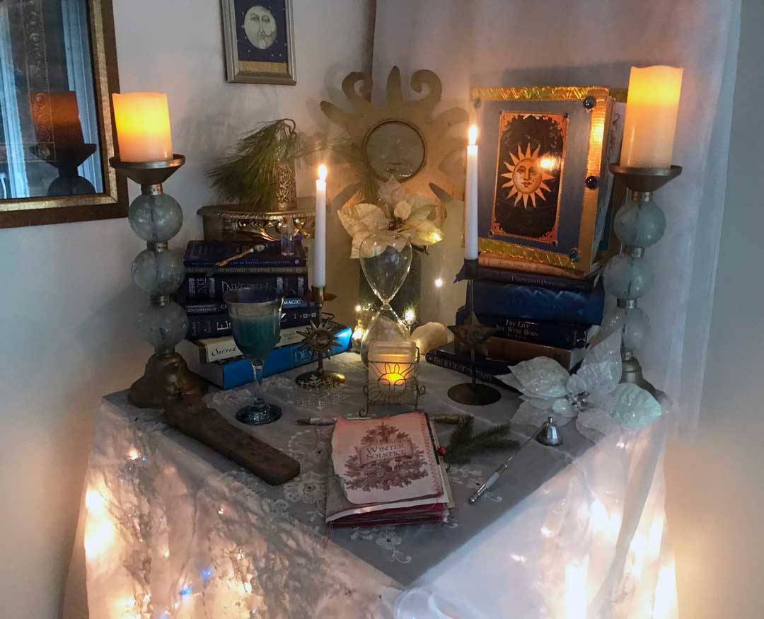Winter Solstice Altar