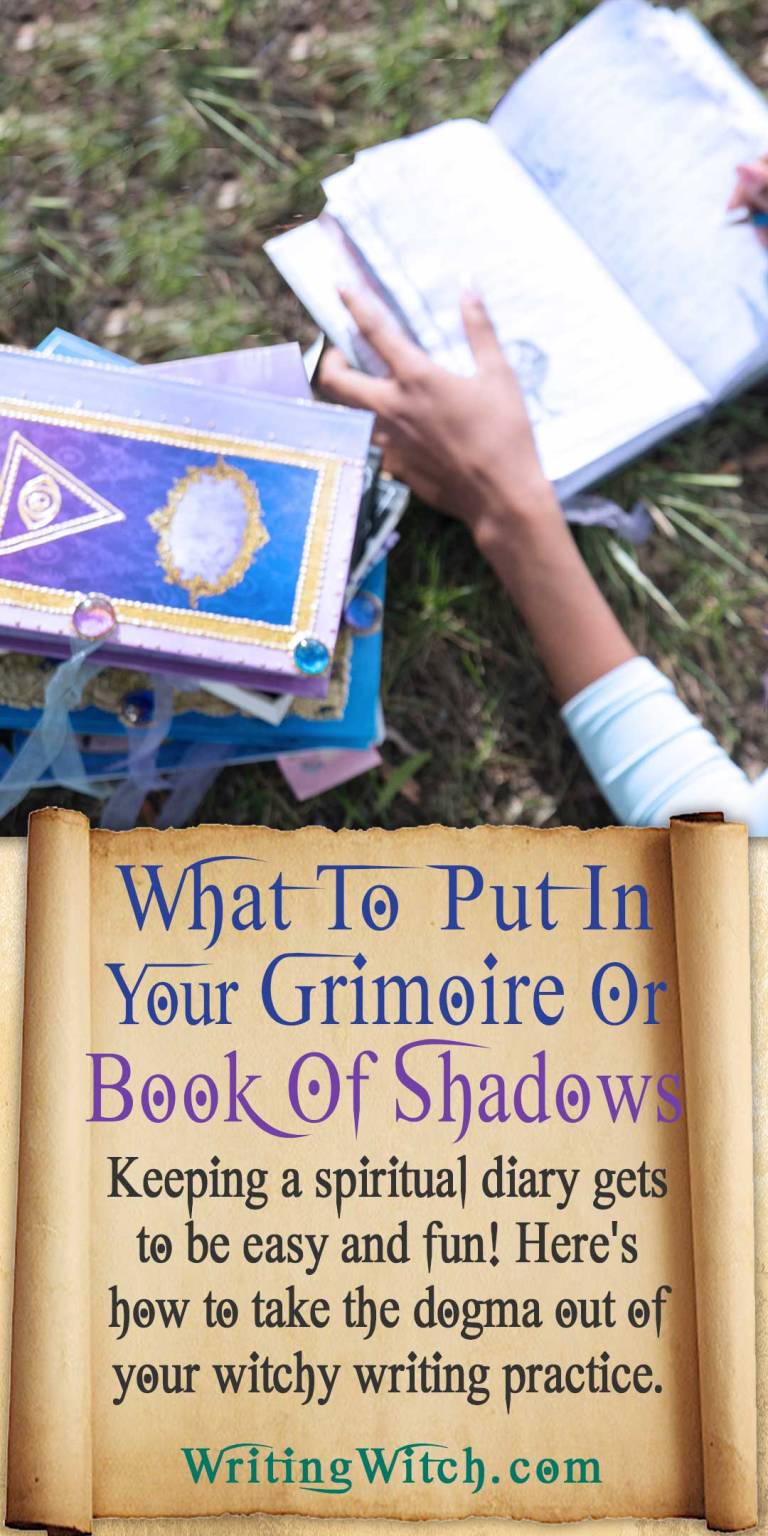 What To Put In A Grimoire Or Book Of Shadows