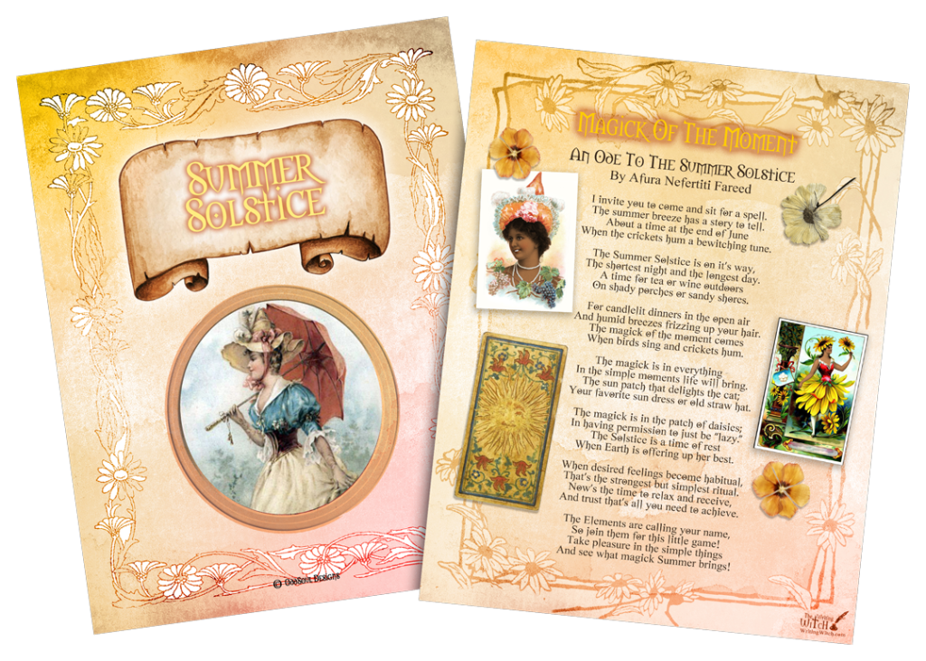 Summer Solstice Poem By Afura "Magick Of The Moment"