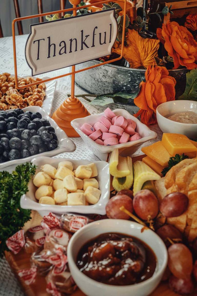 Autumn harvest gratitude feast