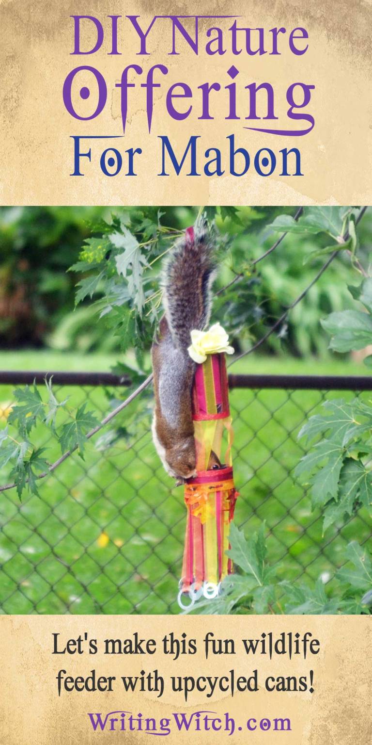 DIY Nature Offering Wildlife Feeder For The Autumn Equinox