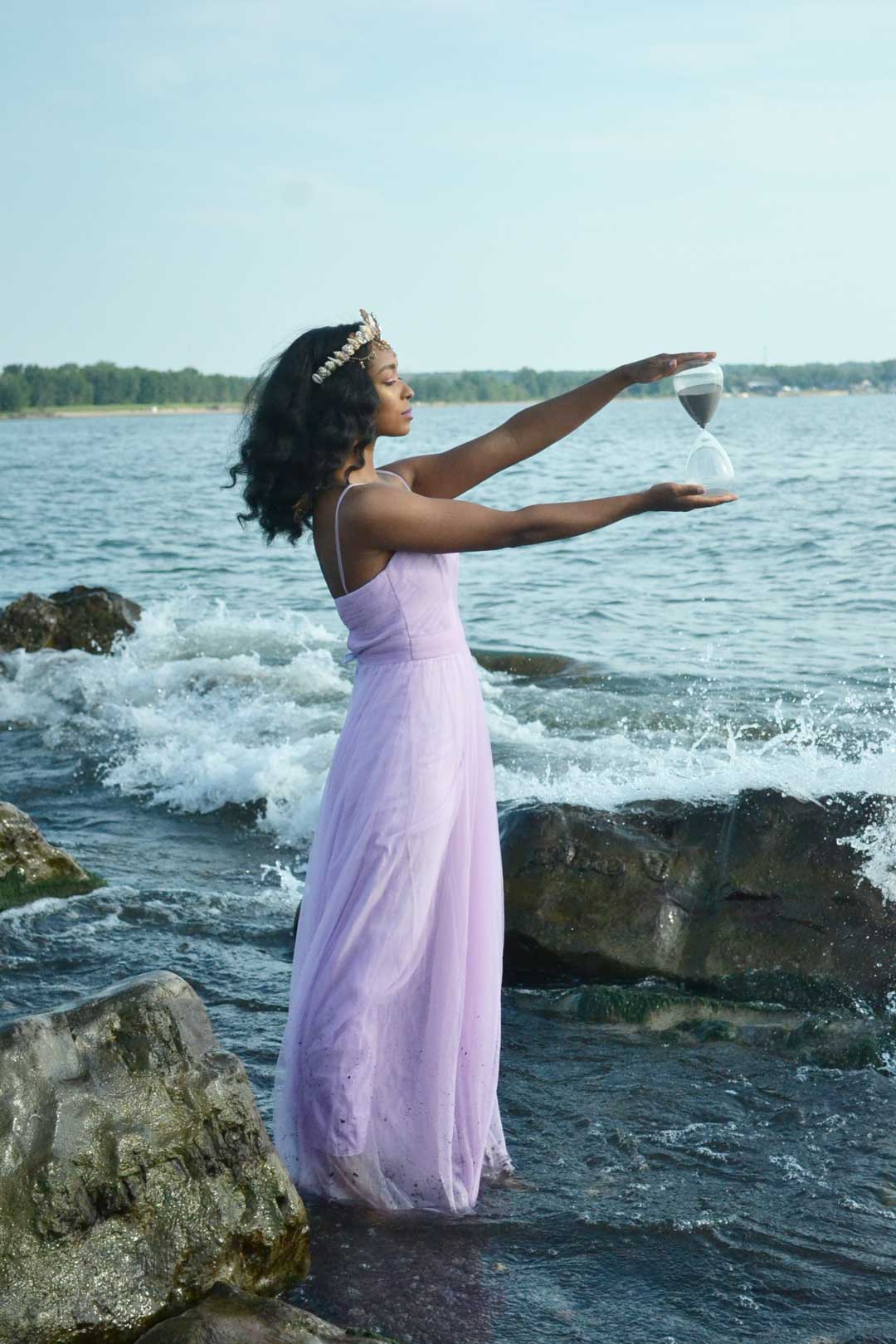 ideal future self hourglass