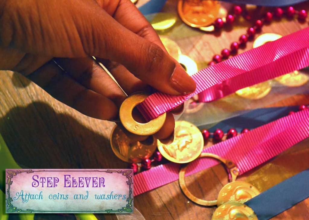 Beltane Crafts DIY Pentacle Wind Chime