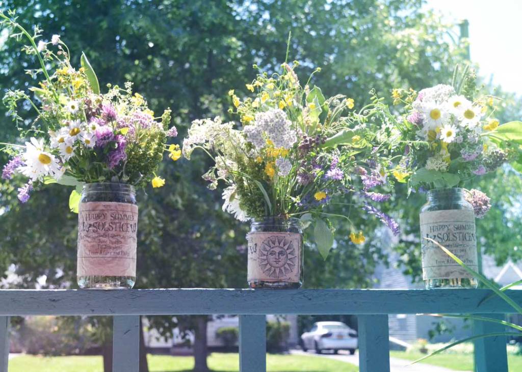 free printable summer solstice jar labels